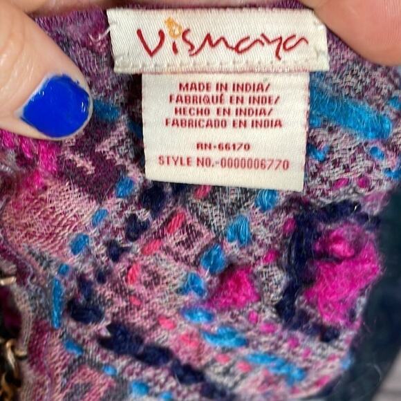 Vismaya wool blend scarf/wrap - Picture 4 of 5